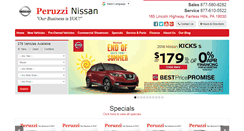 Desktop Screenshot of peruzzinissan.com